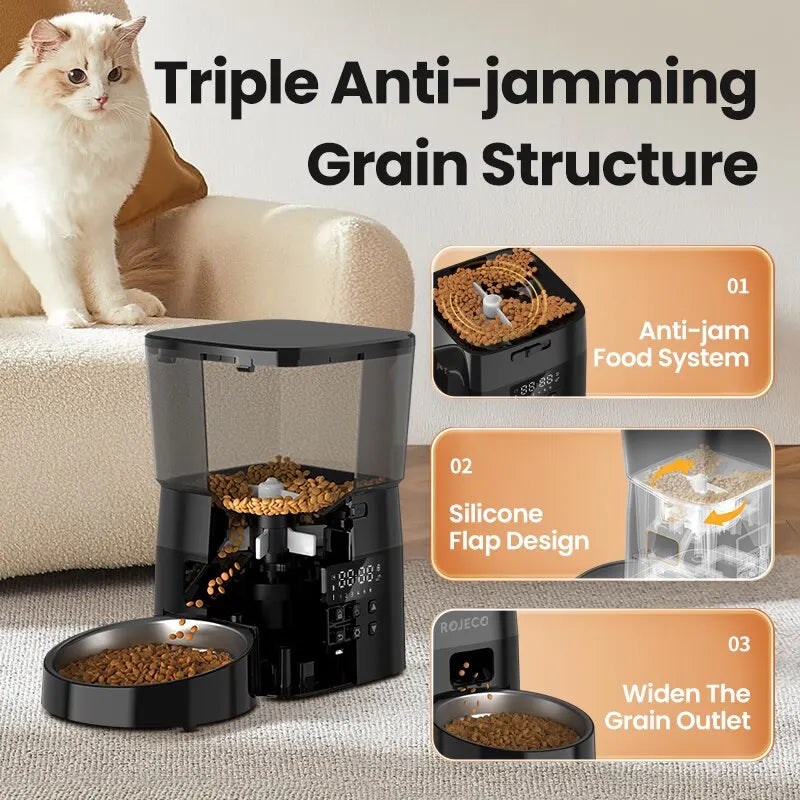 COMEDERO AUTOMÁTICO CLEVERY para gatos y perros